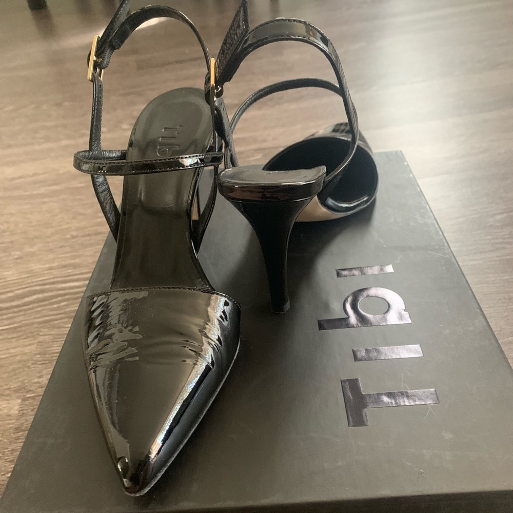 Tibi heels in black